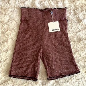 Ze meta Biker Shorts NWT